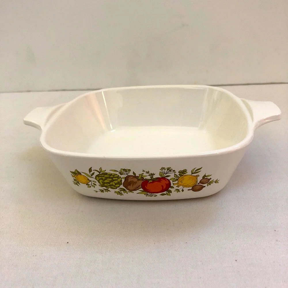 Corning Ware Mini Casserole Dish Spice of Life  P-41-B  1 3/4 Cup Vintage